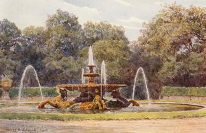 Italienische Gärten: Villa Borghese, der Seepferdchenbrunnen