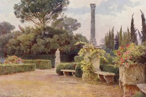 Italienische Gärten: Villa Medici von George Samuel Elgood