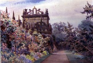Der Vorhof, Hardwick Hall, Derbyshire