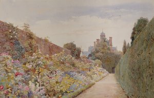 Der Rosenweg in Mynthurst, ca. 1940 von George Samuel Elgood