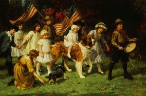 Amerikanische Parade, 1917