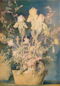 Blumenmalerei von George Sheringham, ca. 1910-1920, 1936 von George Sheringham