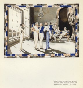 Illustration für Der glückliche Heuchler von Max Beerbohm