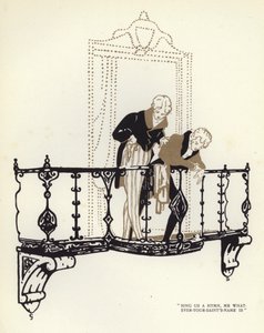 Illustration für Der glückliche Heuchler von Max Beerbohm