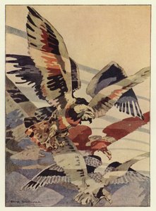 Der große Adler machte die Winde für ihn von George Sheringham