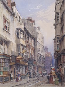 Bell Yard in der Nähe der Chancery Lane, London, 1835