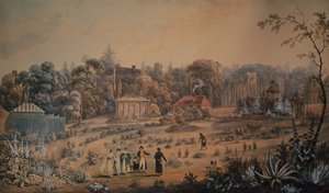 Die Gärten des Battlesden House, Bedfordshire von George Sidney Shepherd