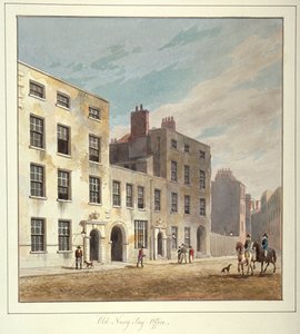 Das alte Marinezahlungsbüro, Old Broad Street, City of London, 1811