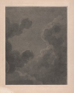 Westfenster der Kapelle, New College Oxford, Teil der Wolken aus der Geburtsszene von George Siegmund Facius