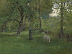 Grüne Landschaft, 1886 von George Snr. Inness