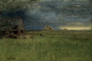 Die einsame Farm, Nantucket von George Snr. Inness