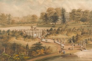 Entwurf für Cowley Manor, Gloucestershire von George Somers Clarke