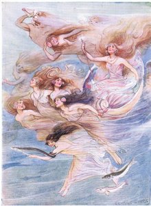 Königin Galatea, aus Die Helden, veröffentlicht von George Allen und Unwin 1929 von George Soper