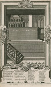 Das Denkmal von König Edward I. von George Vertue