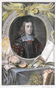 Thomas Willis, englischer Arzt des 17. Jahrhunderts, 1742