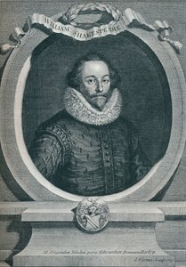 William Shakespeare 1564-1616, englischer Dichter und Dramatiker, 1721
