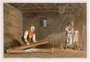 Line Swinglers, graviert von Robert Havell dem Älteren, veröffentlicht 1814 von Robinson und Sohn, Leeds
