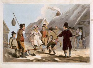 Der Narr Pflug, graviert von Robert Havell dem Älteren, veröffentlicht 1814 von Robinson und Son, Leeds von George Walker