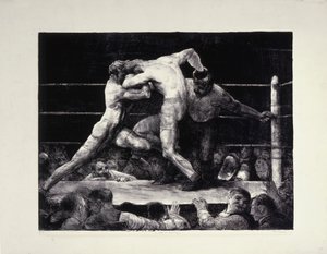 Ein Hirsch bei Sharkey’s von George Wesley Bellows