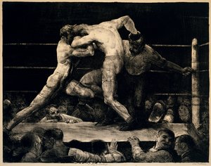 Ein Hirsch bei Sharkeys, 1917 von George Wesley Bellows
