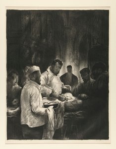 Basis Krankenhaus Nr. 1, aus der Kriegsserie von George Wesley Bellows