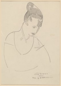 Elsie Speicher [verso], 1920 von George Wesley Bellows