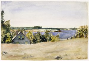 Gardiners Bay von Sag Harbor, 1899 von George Wesley Bellows