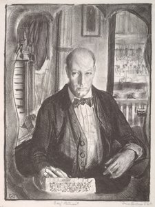 Selbstbildnis von George Wesley Bellows von George Wesley Bellows