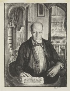 Selbstporträt, 1921 von George Wesley Bellows