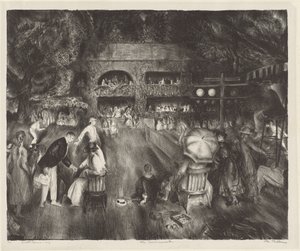 Das Turnier, 1920 von George Wesley Bellows