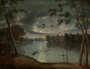Nächtliche Landschaft von George Winter