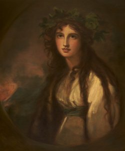 Emma Hart, Lady Hamilton als Bacchantin von George after Romney