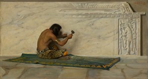 Ein aztekischer Bildhauer, 1887