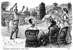 Barbarische Techniken des Rasentennis, 1882-1891