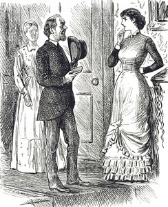 Karikatur, die eine andere Art von Gaszähler zeigt von George du Maurier