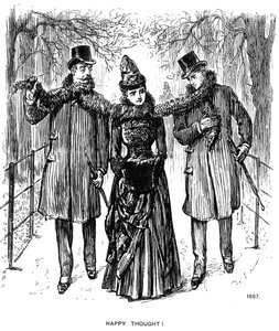 Glücklicher Gedanke!, 1887 von George du Maurier