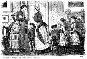 Es ist doch nicht so schwer, Französisch zu sprechen, 1882-1891 von George du Maurier
