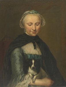 Porträt von Antoinette Métayer, älteste Schwester von Louis Métayer von George van der Mijn