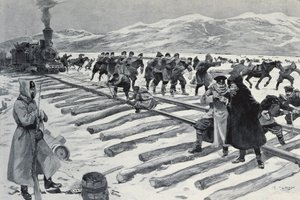 RUSSLAND. Die Überquerung des Baikalsees von Georges (after) Conrad