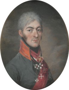 Prinz Simon Bagratowitsch von Bagrationi Imereti von Georges Antoine Keman