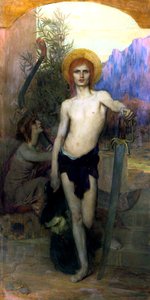 David mit dem Kopf von Goliath, 1894 von Georges Auguste Elie Lavergne
