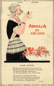 Abdulla Zigaretten, 1920er Jahre von Georges Barbier