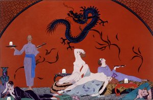Im Haus von Pasotz, ca. 1921 von Georges Barbier