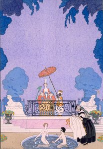 Illustration aus einem Märchenbuch von Georges Barbier