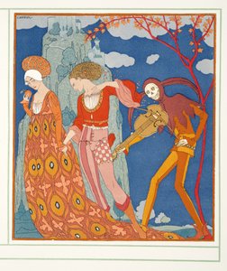 Die Liebe, das Verlangen und der Tod, aus Personages de Comedie, veröffentlicht 1922