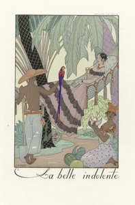 La Belle Indolent, veröffentlicht 1923 von Georges Barbier