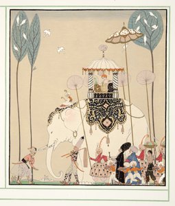 La Belle Missous aus Personages de Comedie, veröffentlicht 1922 von Georges Barbier