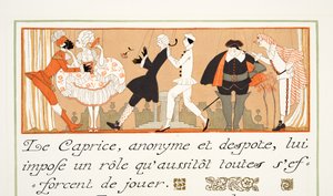 Le Caprice, aus Personages de Comedie, veröffentlicht 1922