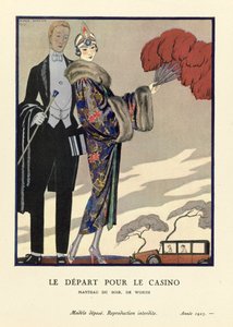 Die Abreise zum Casino, veröffentlicht 1923