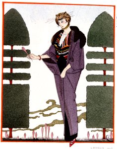 Mme Paquins Reisemantel, Gravur 1914